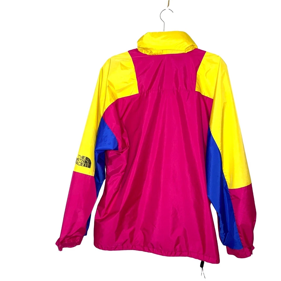The North Face Jacket Mens Vintage Size Large Colorblock Quarter Zip Pullover - Image 2 of 4