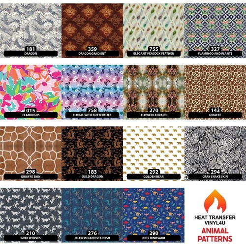 Animal / Leopard Patterned Adhesive Vinyl 13.5" ROLL **FREE SHIPPING** - Picture 5 of 74