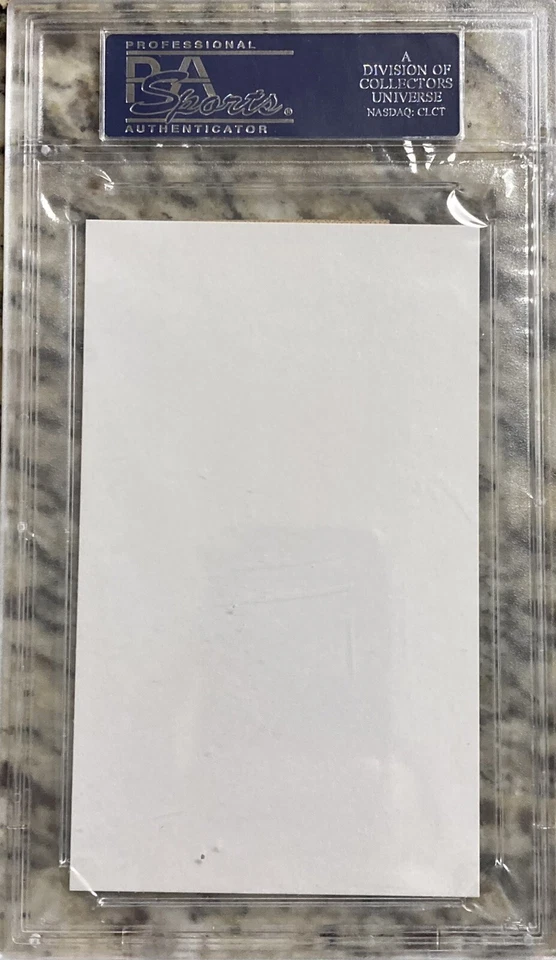 Al Kaline Cut Autograph Auto Signed Index Card PSA Detroit Tigers - Image 2 of 2