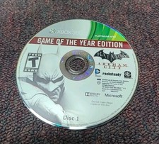 Batman: Arkham City Game of the Year Edition (Microsoft Xbox 360, 2012) Disc 1