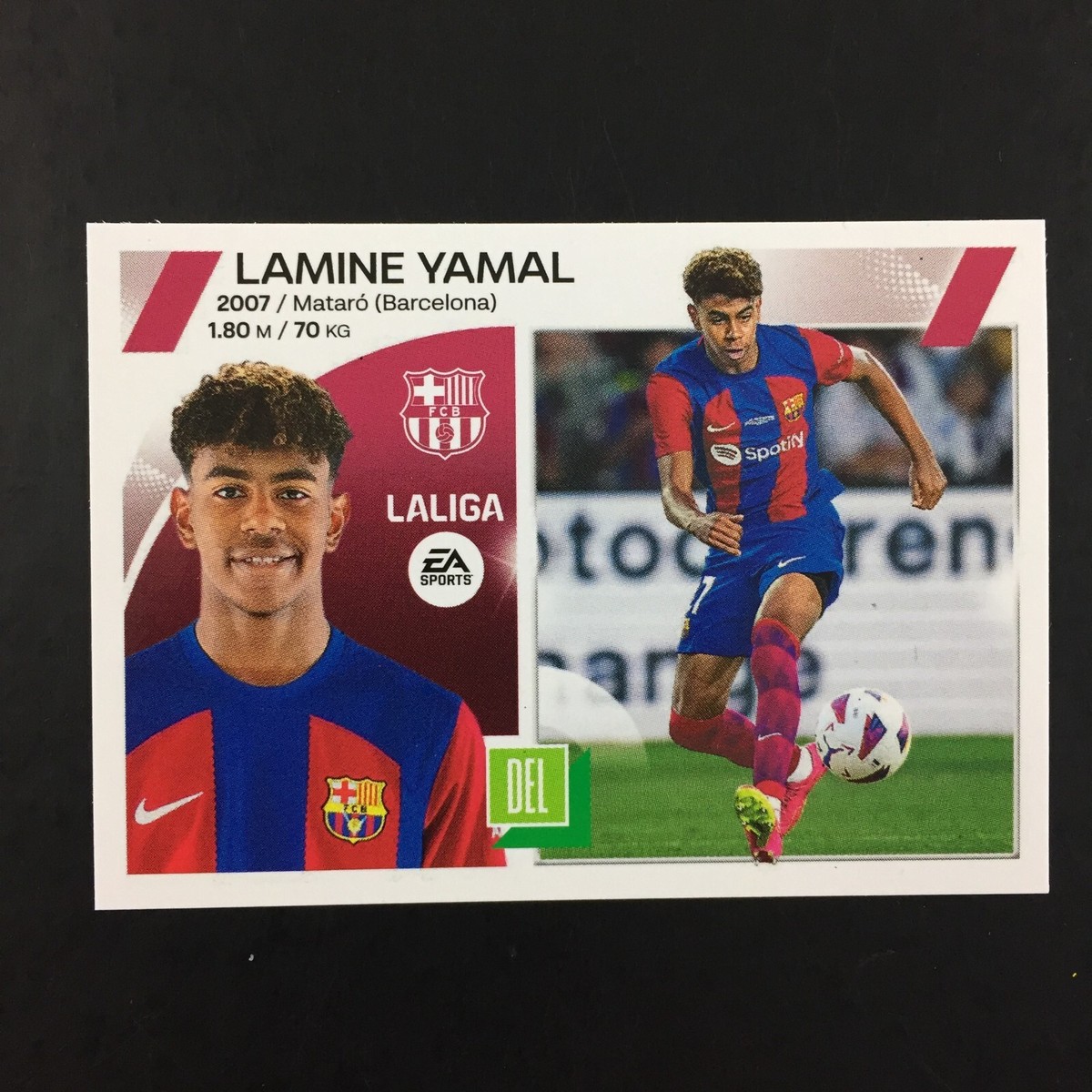 Lamine Yamal RC Rookie Sticker Panini La Liga Este 2023 2024 (24 