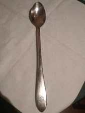 Vintage Greenbrier Resort Hotel Silver Ice Teaspoon 1960's Springhouse Pattern