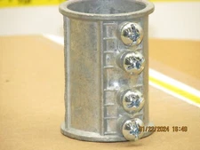 The listing is for:(1) 1-1/4" Die Cast ZINC 4 Set Screw EMT COUPLING-See Photos