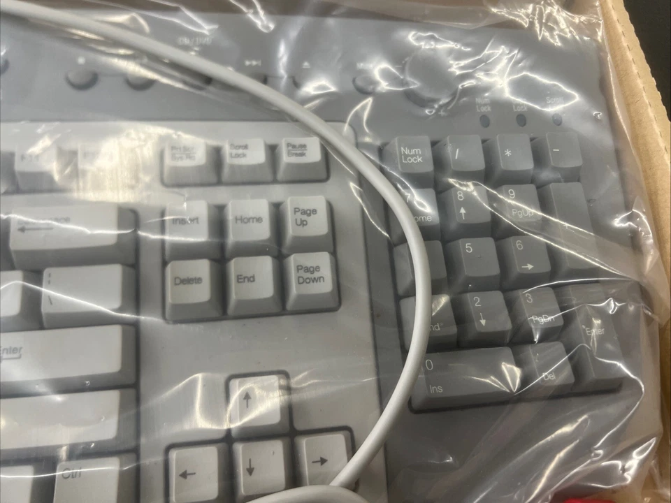 RARE BRAND NEW HP CLICKY 5184-9648 126 KEYS MULTIMEDIA INTERNET PS2 KEYBOARD (O) - Image 4 of 4