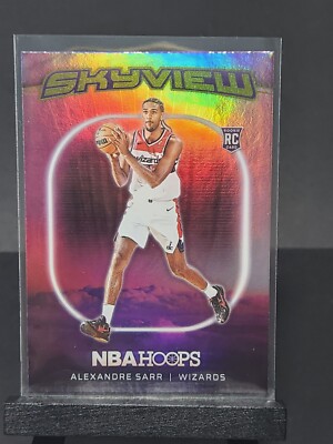 2024-25 Panini NBA Hoops ALEXANDRE SARR #8 HOLO FOIL Skyview