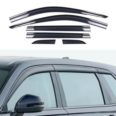  Window Visor Vent Shades Sun Rain Guard Black for Honda CR-V CRV 2023-2024