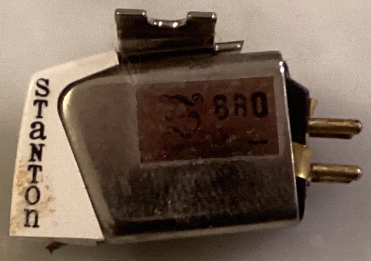 STANTON 680EL INITIAL RELEASE CARTRIDGE (FADED LABEL) & STANTON D6800EL STYLUS ,