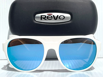 NEW REVO TRAVERSE Matte White POLARIZED Blue Water Lens  display picture 1