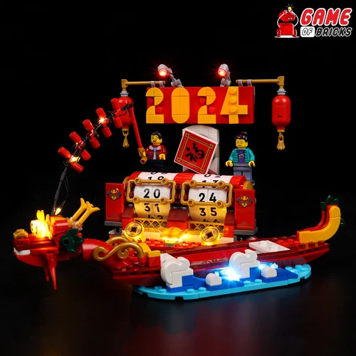 LED Light Kit for Festival Calendar - Compatible with LEGO® 40678 set