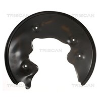 Spritzblech, Bremsscheibe Triscan 8125 29214 FüR Vw, Hinterachse Links