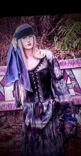6PC Gypsy Fortune Teller Tarot Cards Included Womans Costume Handmade In The USA