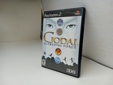 GODAI ELEMENTAL FORCE CIB W/REG CARD for PS2 Playstation 2 TESTED NTSC USA P4