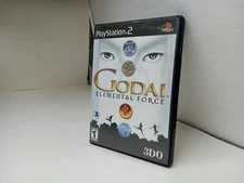GODAI ELEMENTAL FORCE CIB W/REG CARD for PS2 Playstation 2 (TESTED) NTSC USA #P4