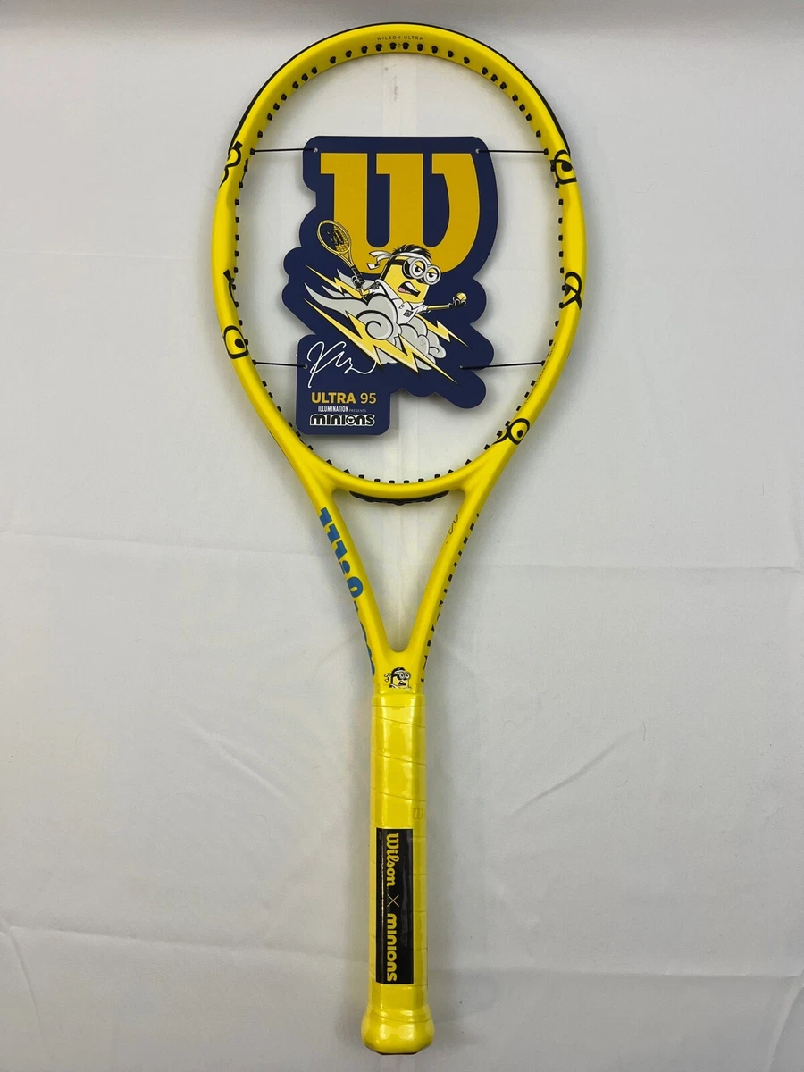 NEW Wilson Ultra 95 Kei Nishikori Minions Special Edition, 4 3/8
