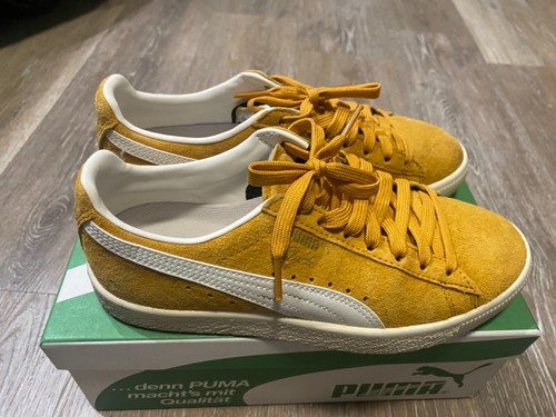 puma suede mustard