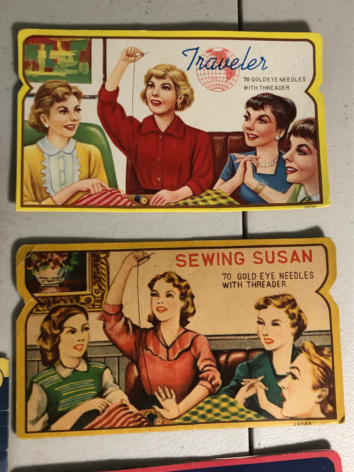 VINTAGE SEWING NEEDLE PACKETS LOT eBay