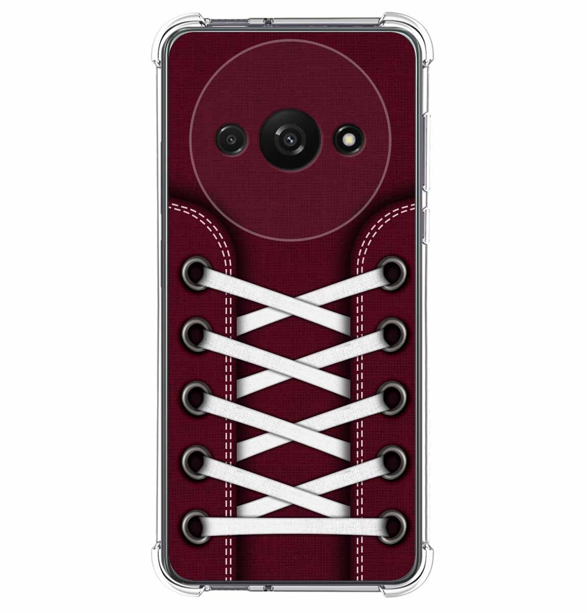 Cover Silicone Anti Colpi per Xiaomi Redmi A3 Disegno Sneakers 17 Disegni