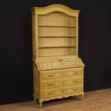 Scriban bois laqué vénitien meuble bureau secrétaire commode 20ème siècle 900