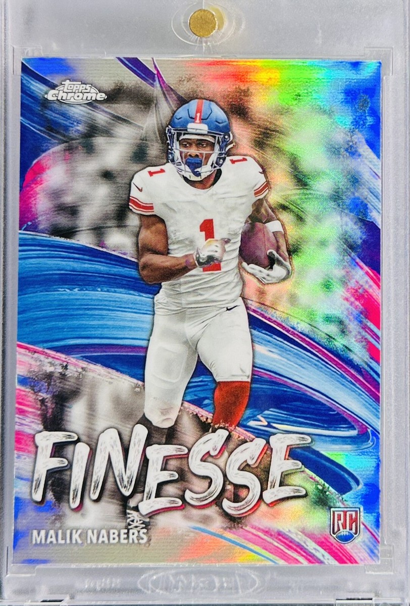MALIK NABERS 2024 Topps Chrome Finesse RC Rookie REFRACTOR #F-6