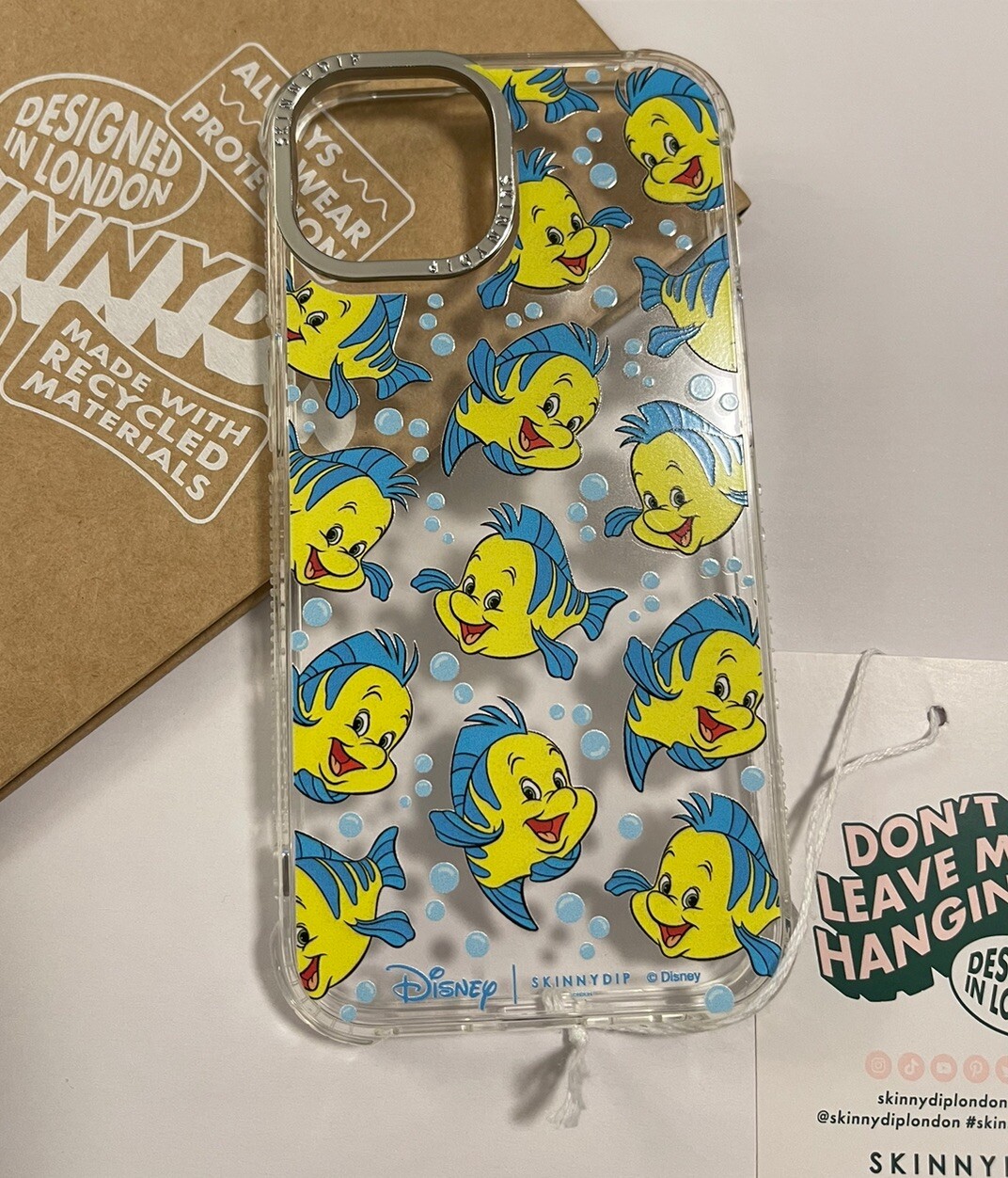 Brand New Disney x Skinnydip Super Cute Flounder Shock Case For iPhone