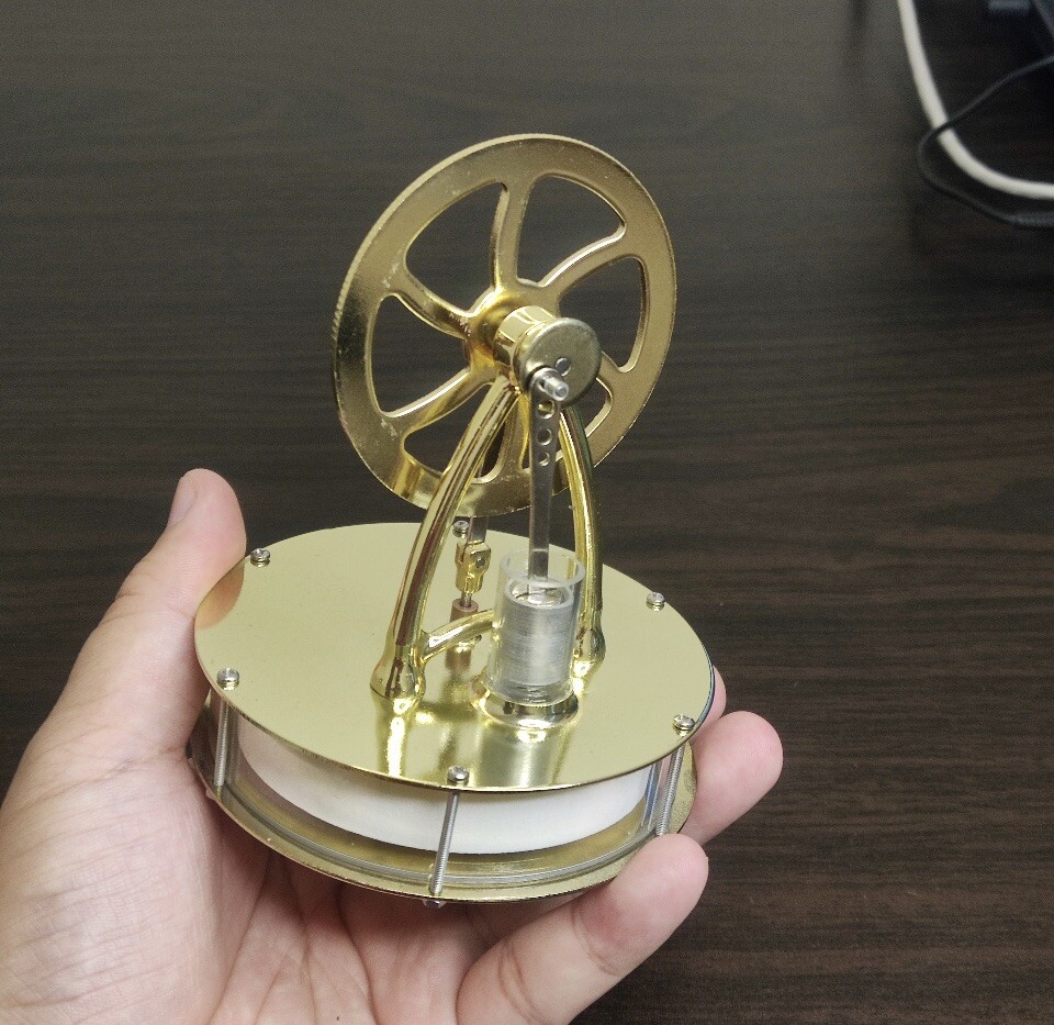 Temperature Stirling Engine Motor Steam Heat Education Model 10-14 DAY SHIPPING