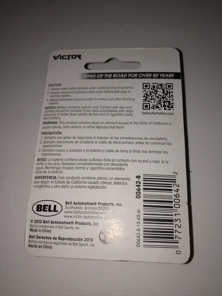 Terminal de batería Victor Heavy Duty 00642-8 nuevo en paquete Foto 3 de 3