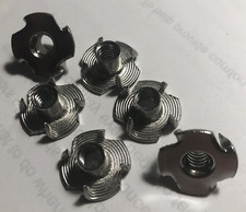 Paquet de 25 écrous en T en acier inoxydable 1/4"-20 inserts filetés anticorrosion durables