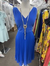 ADRIANNA PAPELL DRESS/ROYAL/SIZE 18/LENGTH 39'/RETAIL$149/NEW WITH TAG/STRETCH