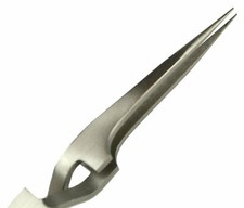 Anti-Magnetic Straight Closing Cross-Lock Pointed Tweezers Jewelry Repair 120 MM