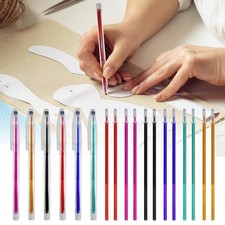24pcs Heat Erasable Pens for Fabric, Assorted Colors, Fabric Pens for Sewing ...
