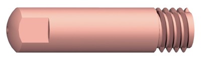 10er PACK(Stk) A.BINZEL  Stromdüse  Draht-Ø 0,6 mm M 6 Länge 25 mm E-Cu