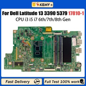 For   Inspiron 5379 Latitude 3390 5379 3390 17810-1 Notebook Motherboard *mp