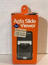 VTG Agfa 135B Slide Viewer Magnifier Portable Lighted 35mm Battery-Operated