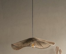 Libra Interiors Jute Natural Large Pendant Ceiling Light