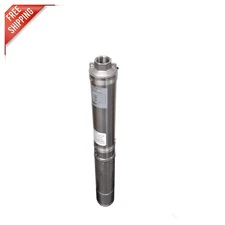 1 HP Deep Well Submersible Pump, 33 GPM, 207ft Lift, Stainless Steel Durability