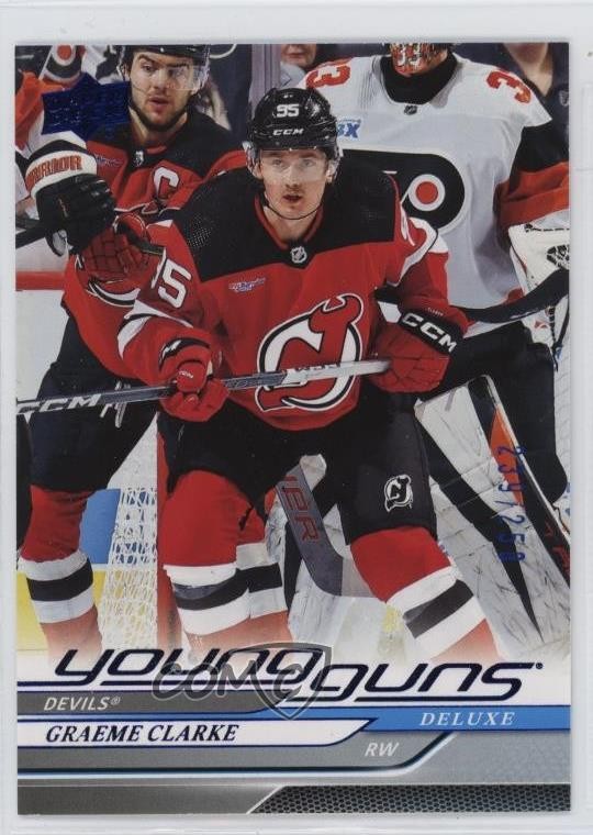 2024-25 Upper Deck Series 1 Young Guns Deluxe 239/250 Graeme Clarke #224 f6d