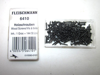 Fleischmann H0 / N / 6410 Packung Gleisschrauben mit 144 Stück / für Profi-Gleis