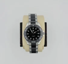 Tag Heuer WAY131C.BA0913 Womens Midsize Aquaracer Watch Black Diamonds Ceramic