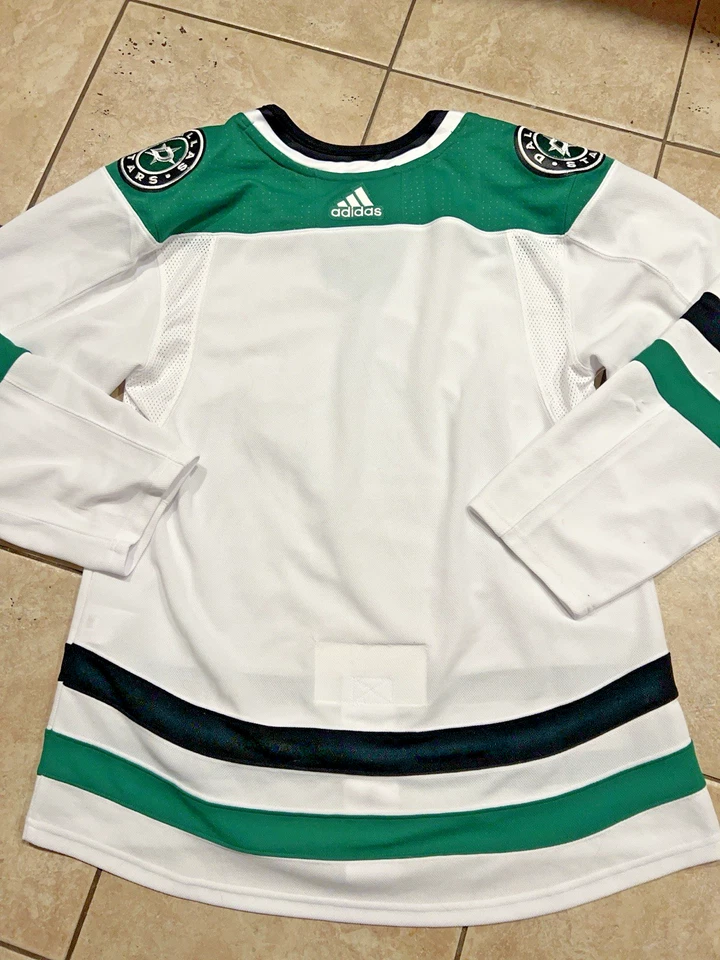 Dallas Stars Jersey Mens Size 50 White Adidas Away Shirt BLANK Hockey Authentic - Image 2 of 4
