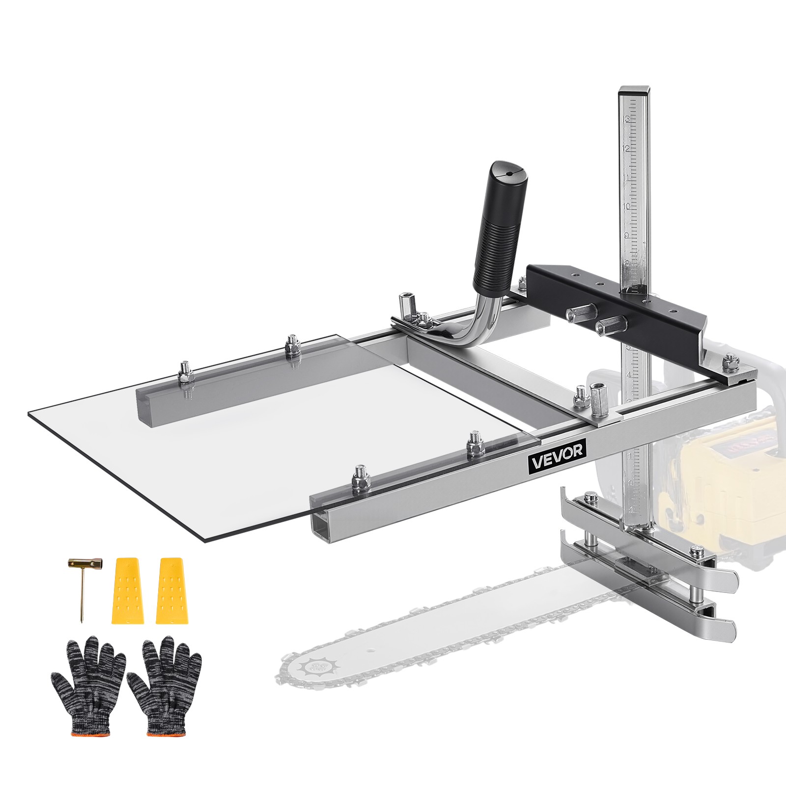 Scierie portative VEVOR pour tronçonneuse 41-51 cm évitant le transport de troncs lourds