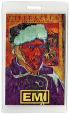 Queensryche 1997 Hear in the Now Frontier Concert Tour Laminated Backstage Pass