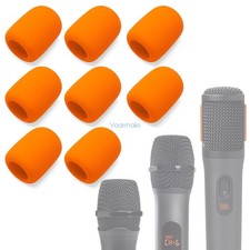 8-Pack Foam Mic Cover For JBL PartyBox Wireless, Wireless Two Microphone Systems