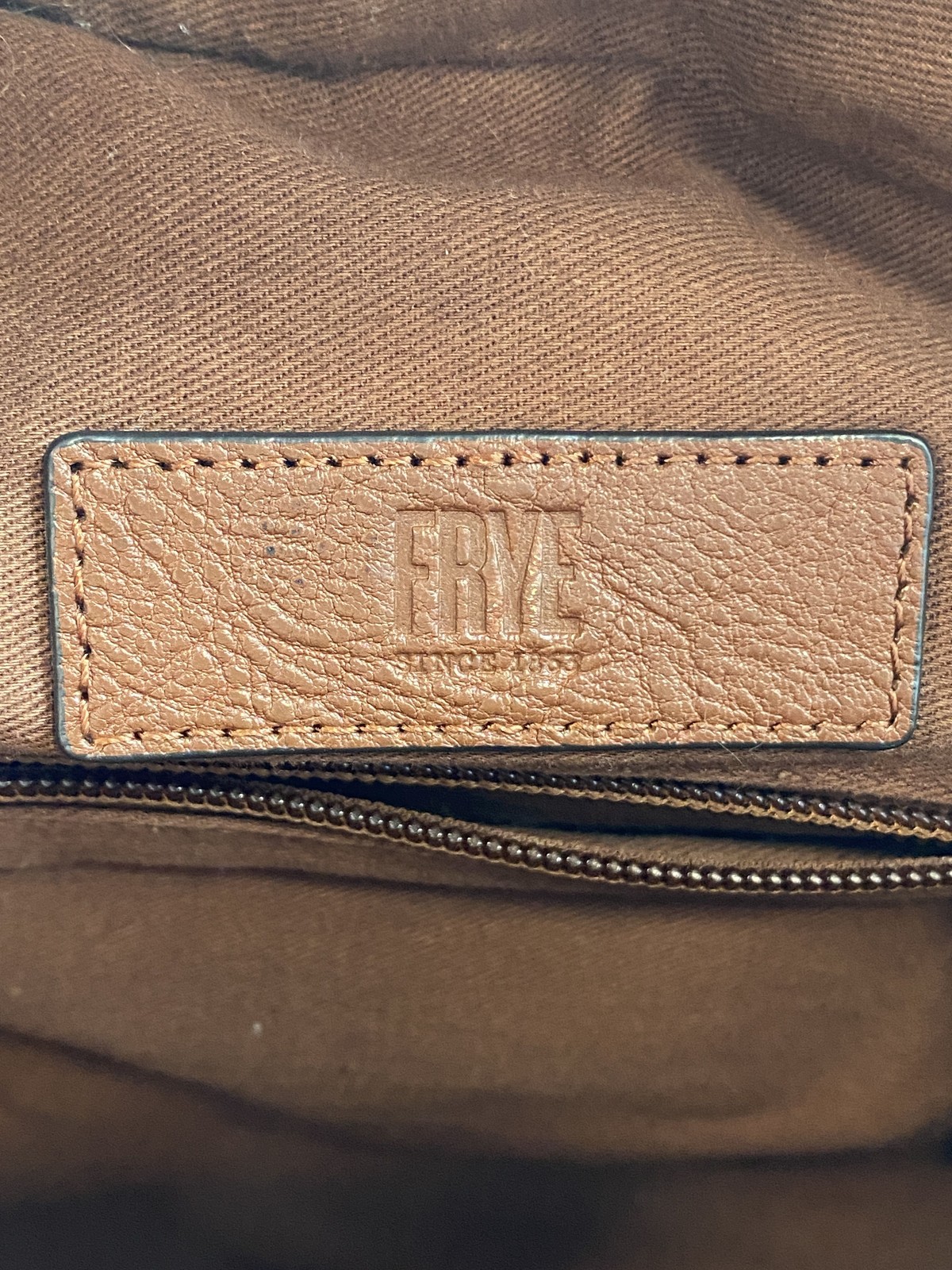 Frye Brown Leather Backpack - image 8