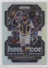 2022 Panini Prizm Tier II Silver Prizm Omar Narvaez #217 1hs9