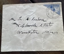 1893 4¢ Columbian Scott #233 Diagonal Bisect on Cover – Local Rate Usage - RARE