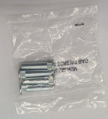 4 Pack Unknown Brand steel Sex Bolt 1/4-20 for 1-3/4in Door 
