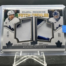 2022-23 UD Premier Der-Arguchintsev / Kallgren Dual Rookie Patch-Tacular #/25