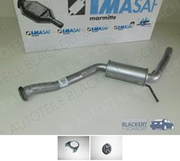 Imasaf Auspuff Mitteltopf für Alfa 156 + SW / GT 2.0 JTS + 2.5 V6 24V + Zub.