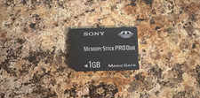 Sony PSP 1 GB Memory Stick PRO Duo Card Lot Of 2 MagicGate Playstation 1GB