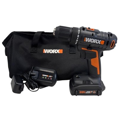 WORX WX108L 20V Cordless 1/2'' Drill/Driver Kit